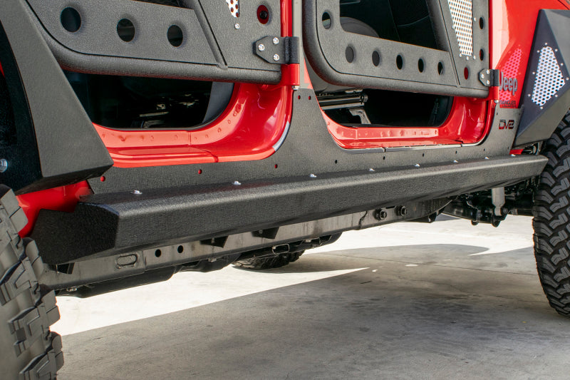 Load image into Gallery viewer, DV8 Offroad 2007-2018 Jeep Wrangler JK (4-door) Frame Mounted Sliders

