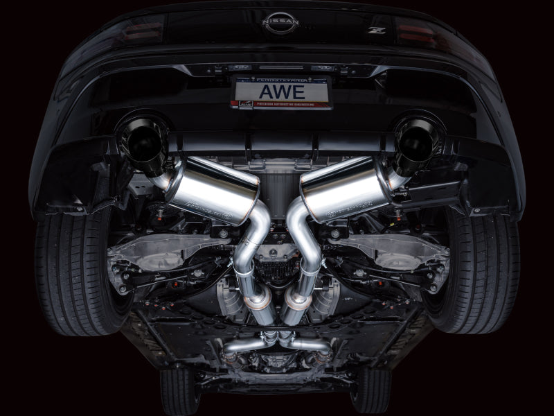Load image into Gallery viewer, AWE 2023 Nissan Z RZ34 RWD Touring Edition Catback Exhaust System w/ Diamond Black Tips
