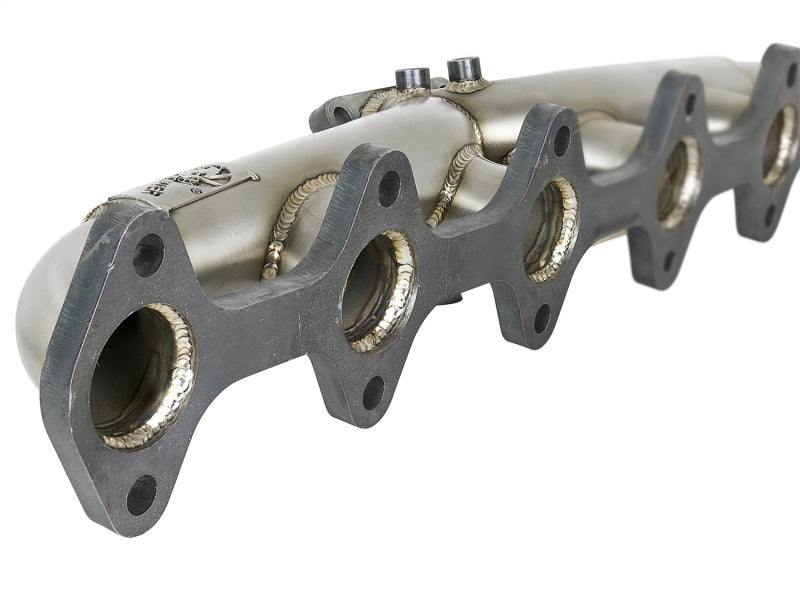 Load image into Gallery viewer, aFe Twisted Steel Header Turbo Manifold (T3) 98.5-02 Dodge Diesel Trucks L6 5.9L (td)
