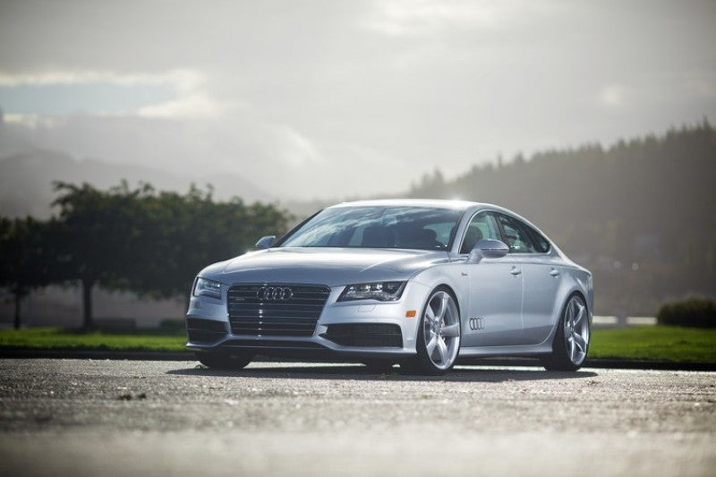 Load image into Gallery viewer, AWE Tuning Audi C7 A7 3.0T Touring Edition Exhaust - Dual Outlet Diamond Black Tips
