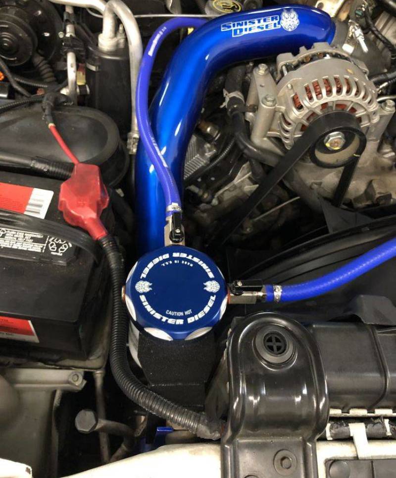 Load image into Gallery viewer, Sinister Diesel 03-07 Ford Powerstroke 6.0L w/ Wix (Round) Coolant Filtration System
