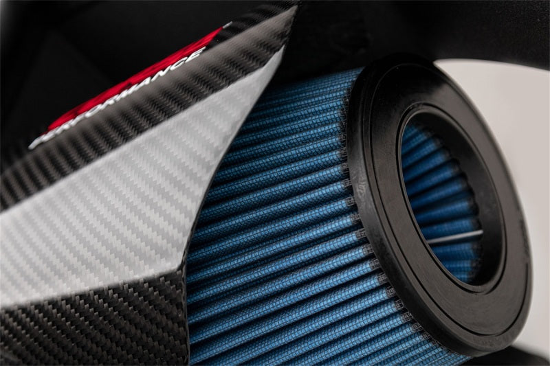 Load image into Gallery viewer, Corsa 19-21 Dodge Challenger SRT/Hellcat/Redeye/Demon Carbon Fiber Air Intake w/ MaxFlow 5 Oil Filt.
