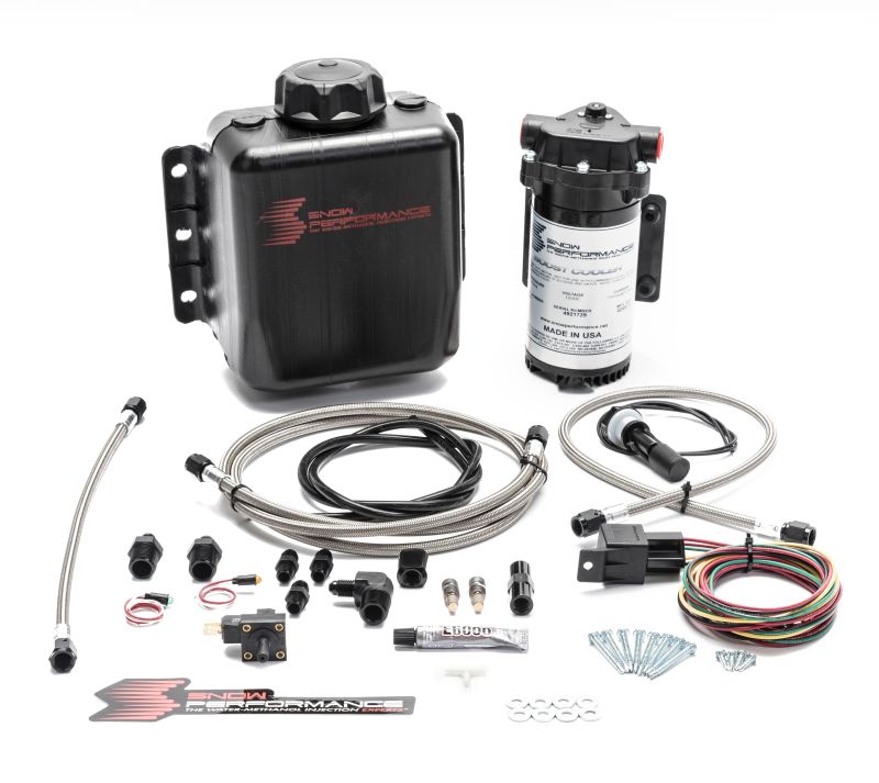 Load image into Gallery viewer, Snow Performance Stg 1 Boost Cooler F/I Water Injection Kit (Incl. SS Braided Line and 4AN Fittings)
