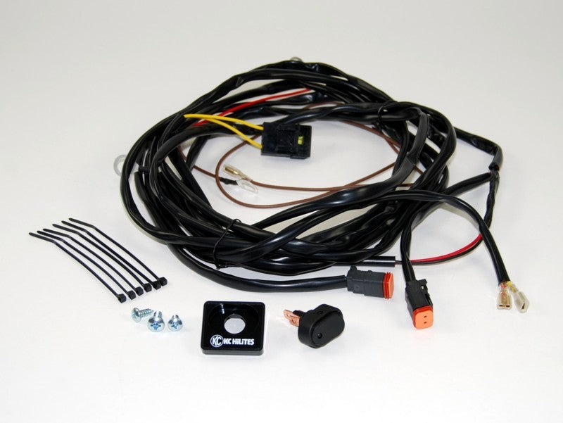Load image into Gallery viewer, KC HiLiTES Wiring Harness for (2) Lights w/2-Pin Deutsch Connectors (110w Max Total)
