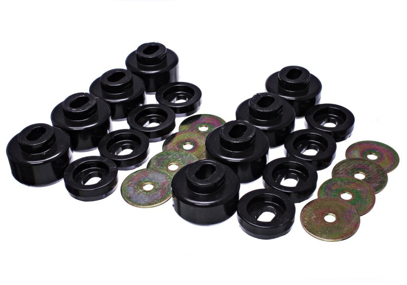 Load image into Gallery viewer, Energy Suspension 07-10 Chevy K2500/3500HD Body Mount Set - Black
