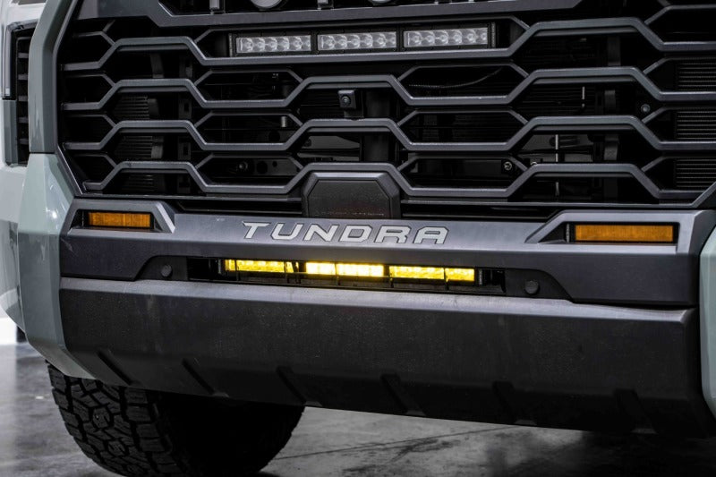 Load image into Gallery viewer, Diode Dynamics 2022 Toyota Tundra Stealth Bumper Light Bar Kit - Amber Combo
