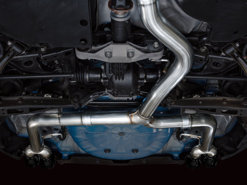 Load image into Gallery viewer, AWE Tuning 2022+ VB Subaru WRX Track Edition Exhaust - Diamond Black Tips
