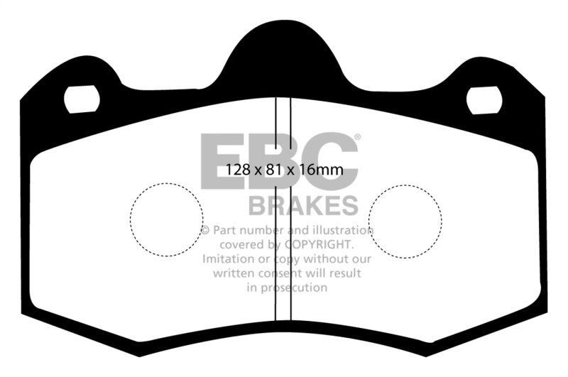 Load image into Gallery viewer, EBC 11+ Mclaren MP4-12C 3.8 Twin Turbo Bluestuff Rear Brake Pads
