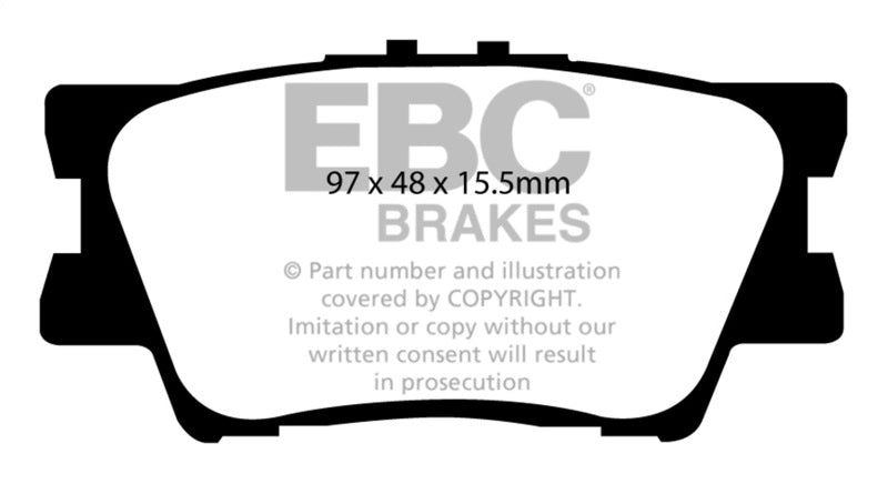 Load image into Gallery viewer, EBC 13+ Lexus ES300h 2.5 Hybrid Redstuff Rear Brake Pads
