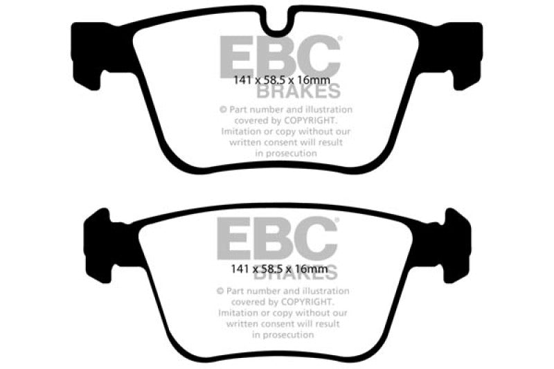 Load image into Gallery viewer, EBC 07-11 Mercedes-Benz CL63 AMG 6.2 Redstuff Rear Brake Pads

