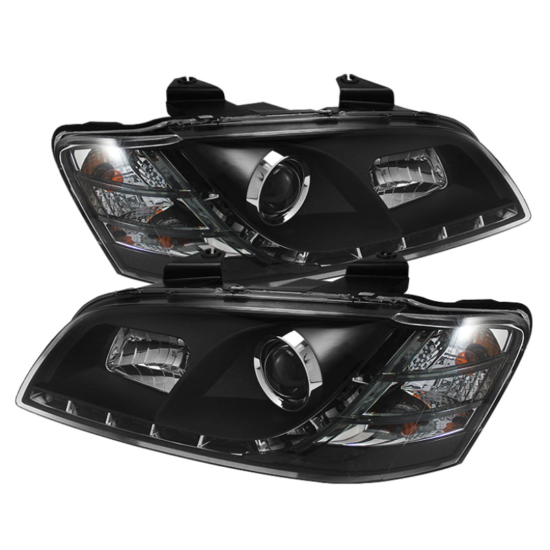 Load image into Gallery viewer, Spyder Pontiac G8 08-09 Projector Headlights DRL Black High H1 Low H7 PRO-YD-PG808-DRL-BK
