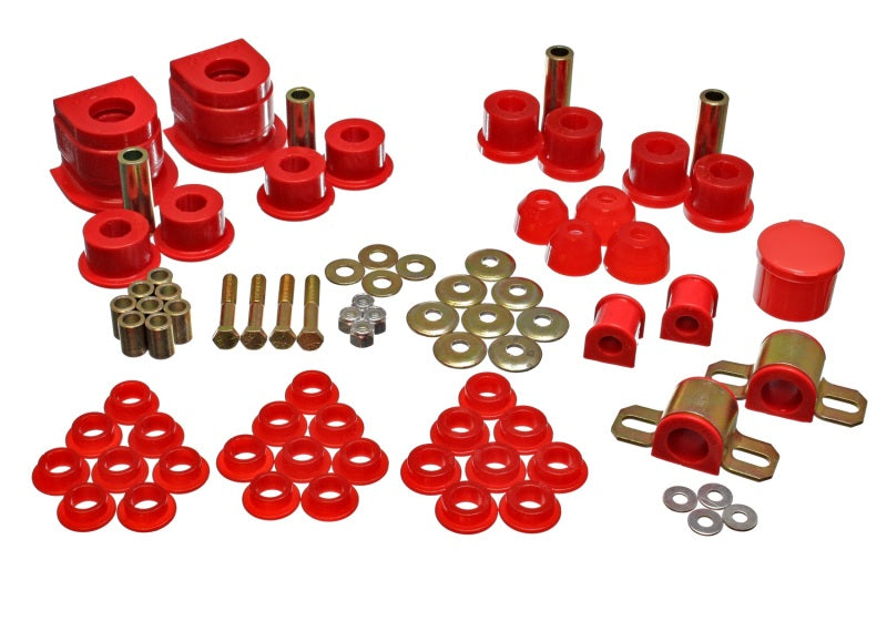 Load image into Gallery viewer, Energy Suspension 86-91 Mazda RX7 Red Hyper-Flex Master Bushing Set
