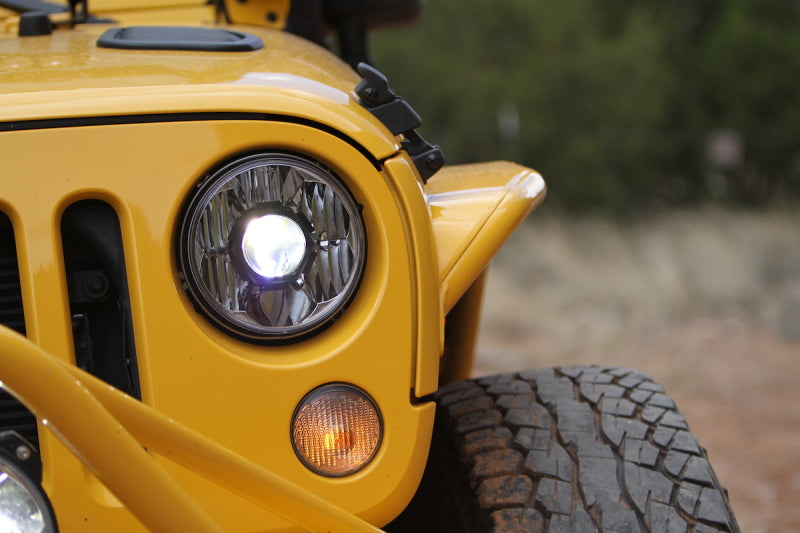 Load image into Gallery viewer, KC HiLiTES 07-18 Jeep JK 7in. Gravity LED Pro DOT Approved Replacement Headlight (Single)
