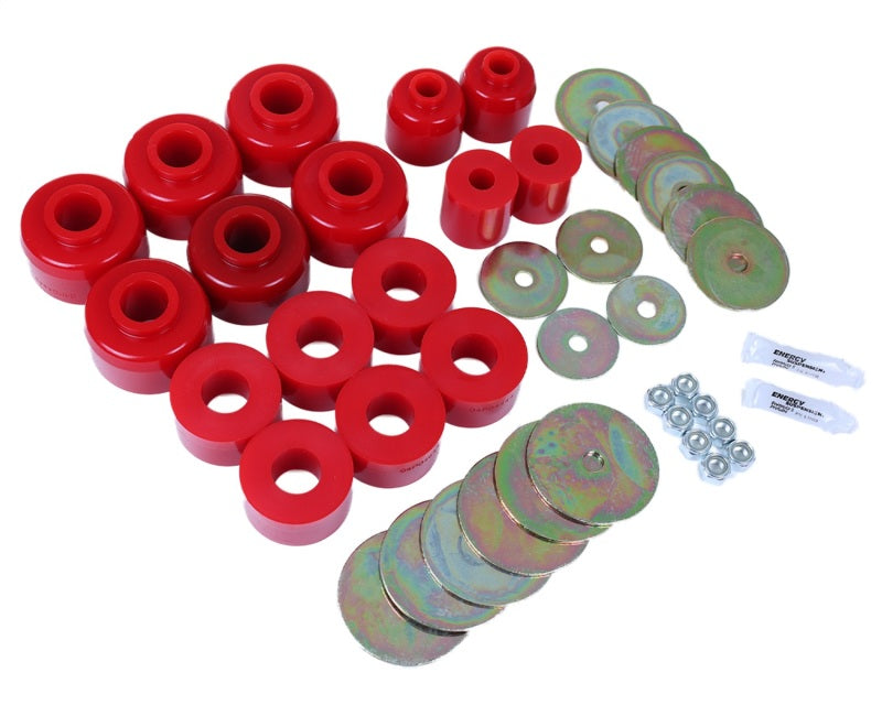 Load image into Gallery viewer, Energy Suspension 03-09 Toyota 4Runner/GX470 / 07-14 FJ Cruiser Red Body Mount Bushing Set
