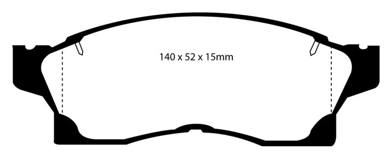 Load image into Gallery viewer, EBC 91-92 Toyota MR2 2.0 Turbo Redstuff Front Brake Pads
