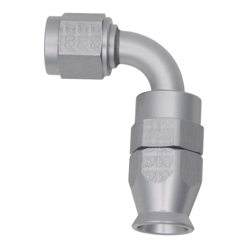 Load image into Gallery viewer, DeatschWerks 6AN Female Swivel 90-Degree Hose End PTFE (Incl. 1 Olive Insert)
