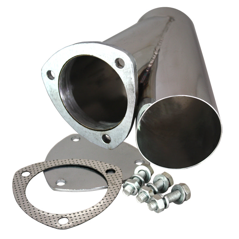 Load image into Gallery viewer, QTP 3.5in Weld-On QTEC Exhaust Cutout Y-Pipe
