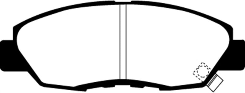 Load image into Gallery viewer, EBC 97 Acura CL 2.2 Yellowstuff Front Brake Pads
