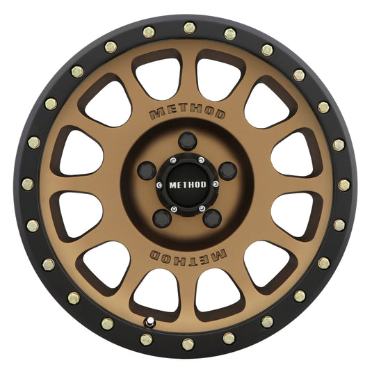 Method MR305 NV 18x9 +25mm Offset 5x150 116.5mm CB Method Bronze/Black Street Loc Wheel