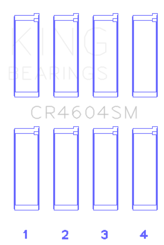 King Ford 2.3L Duratec / Mazda L3-VDT MZR Turbo Con Rod Bearing Set