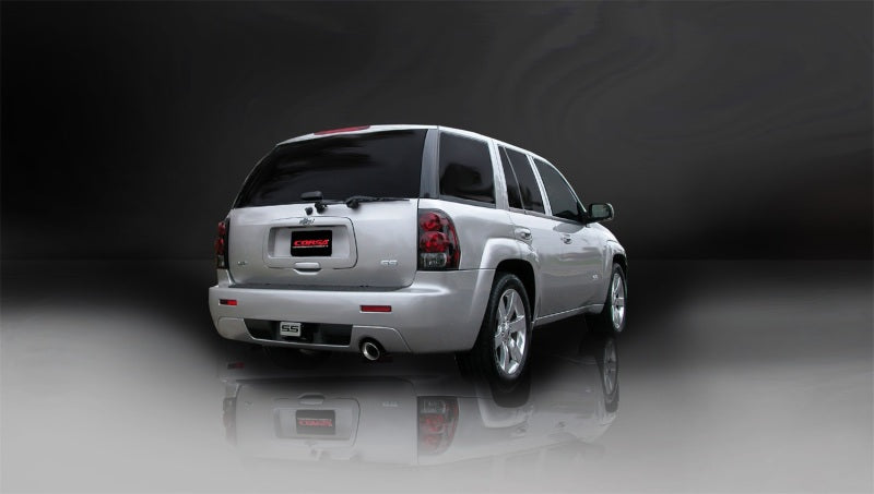 Load image into Gallery viewer, Corsa 06-08 Chevrolet Trailblazer SS 6.0L V8 Polished Sport Cat-Back Exhaust
