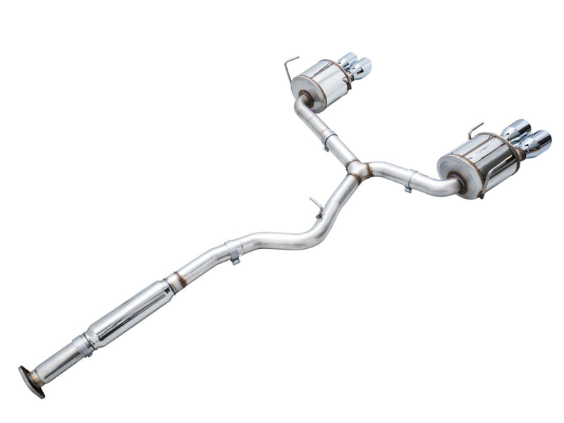 Load image into Gallery viewer, AWE Tuning 2022+ VB Subaru WRX Touring Edition Exhaust - Chrome Silver Tips
