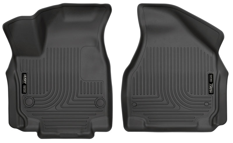 Load image into Gallery viewer, Husky Liners 2017 Chrysler Pacifica WeatherBeater Front Row Black Floor Liners
