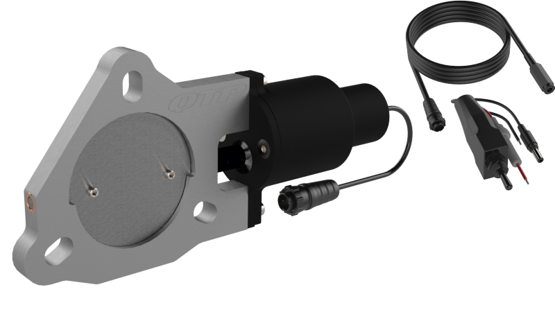 Load image into Gallery viewer, QTP 3in Bolt-On QTEC Electric Cutout Valve - Single
