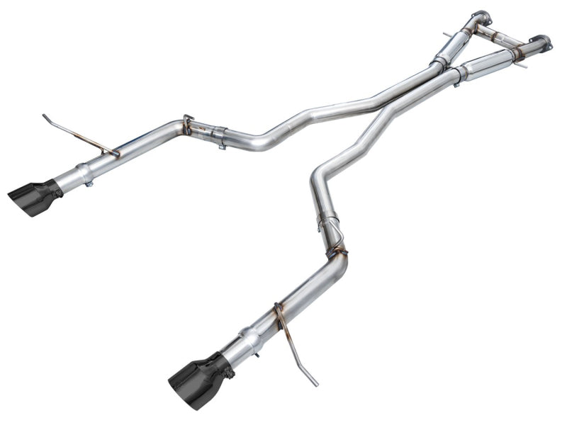 Load image into Gallery viewer, AWE Tuning 18-23 Dodge Durango SRT &amp; Hellcat Track Edition Exhaust - Diamond Black Tips
