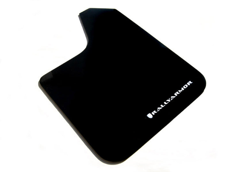Load image into Gallery viewer, Rally Armor Universal Basic Mud Flap White Logo
