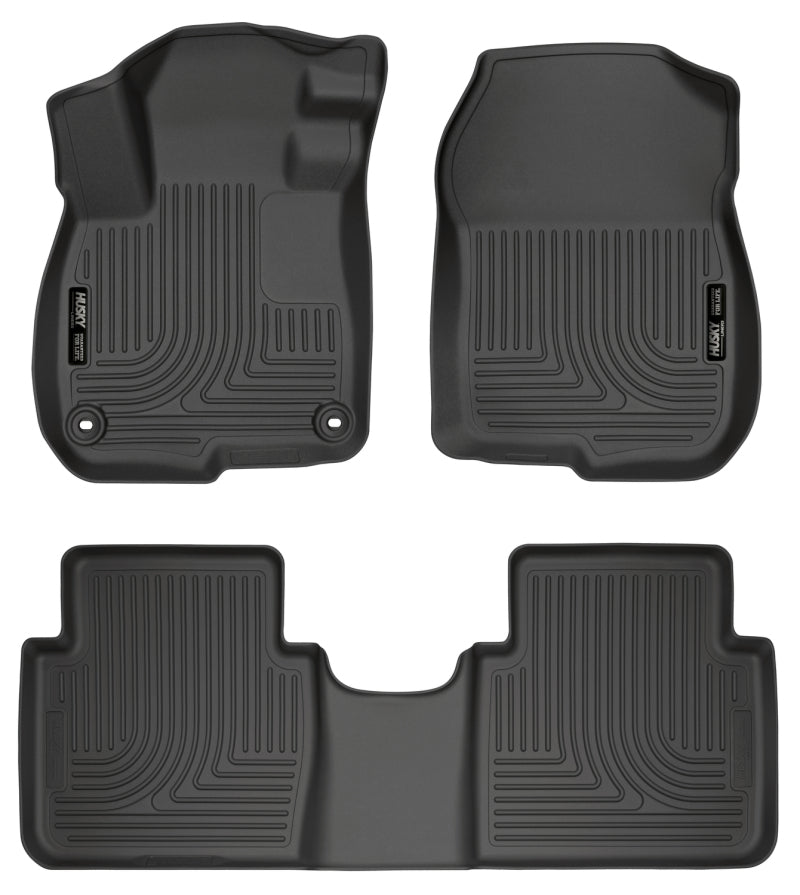 Load image into Gallery viewer, Husky Liners 2017 Honda CR-V Weatherbeater Black Front &amp; 2nd Seat Floor Liners
