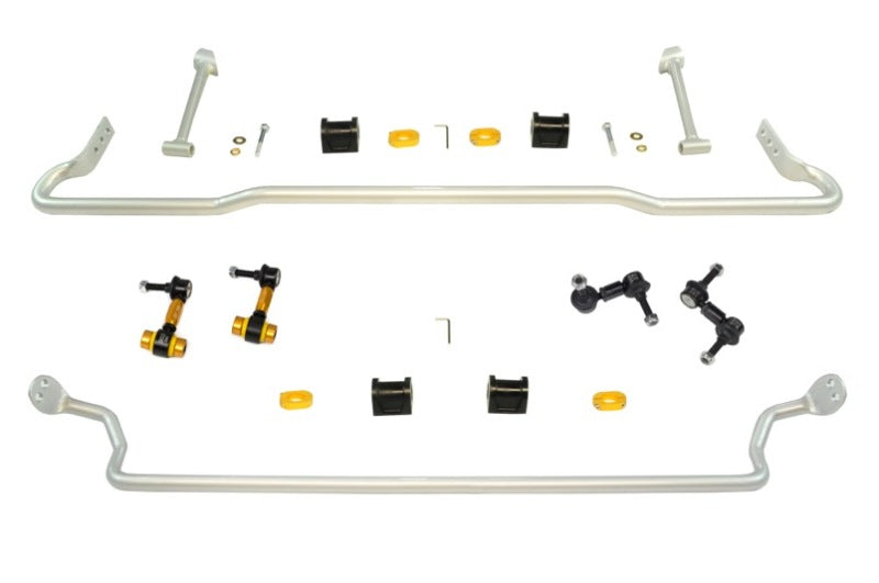 Load image into Gallery viewer, Whiteline 08-10 Subaru WRX Front And Rear Sway Bar Kit 22mm
