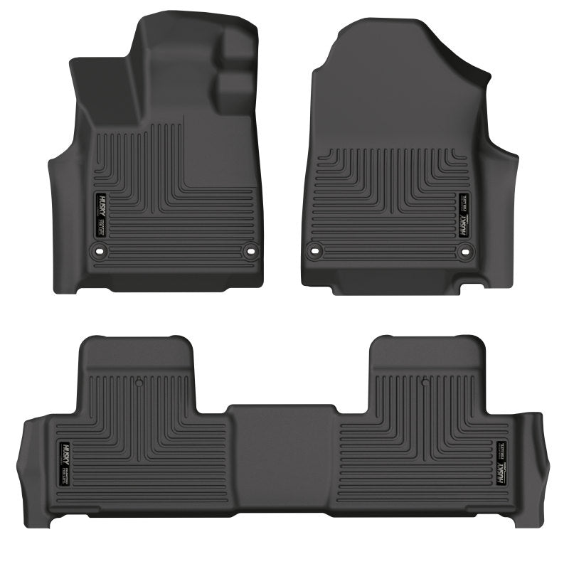 Load image into Gallery viewer, Husky Liners 2022 Acura MDX Weatherbeater Black Front &amp; 2nd Seat Floor Liners
