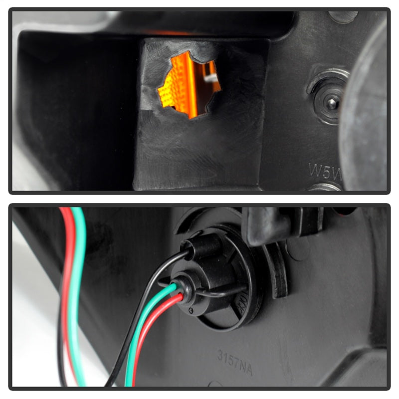 Load image into Gallery viewer, Spyder Ford F150 13-14 Projector Fctry Xenon Model- Light Bar DRL Blk PRO-YD-FF15013-LBDRL-HID-BK
