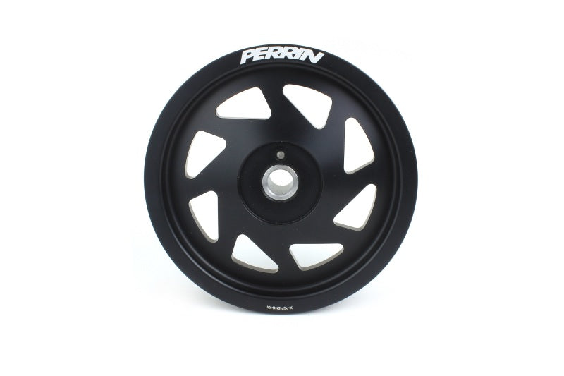 Load image into Gallery viewer, Perrin 2022 BRZ/86 / 19-22 Subaru WRX Lightweight Crank Pulley (FA/FB Eng w/Small Hub) - Black
