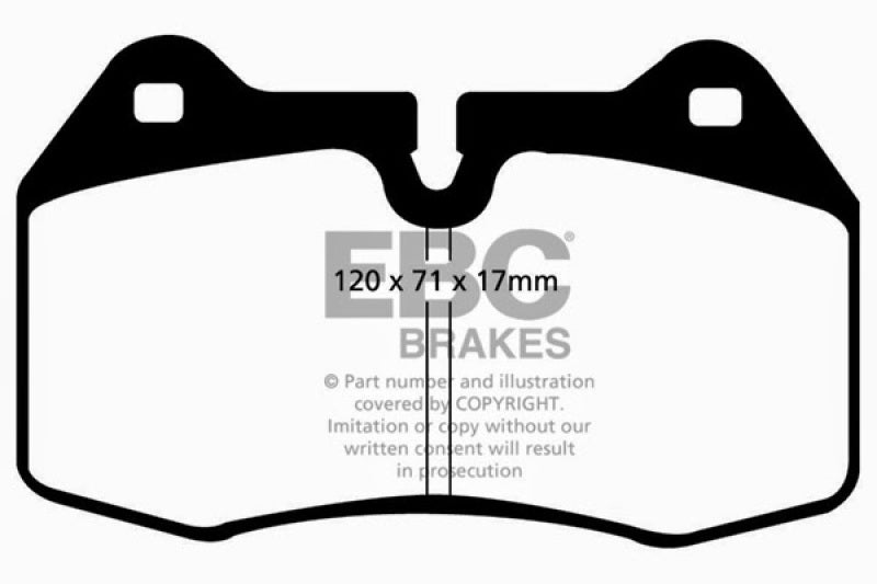 Load image into Gallery viewer, EBC 94-99 BMW M5 3.8 (E34) Redstuff Front Brake Pads
