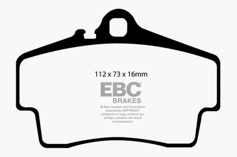 Load image into Gallery viewer, EBC 98-05 Porsche 911 (996) (Cast Iron Rotor only) 3.4 Carrera 2 Bluestuff Rear Brake Pads
