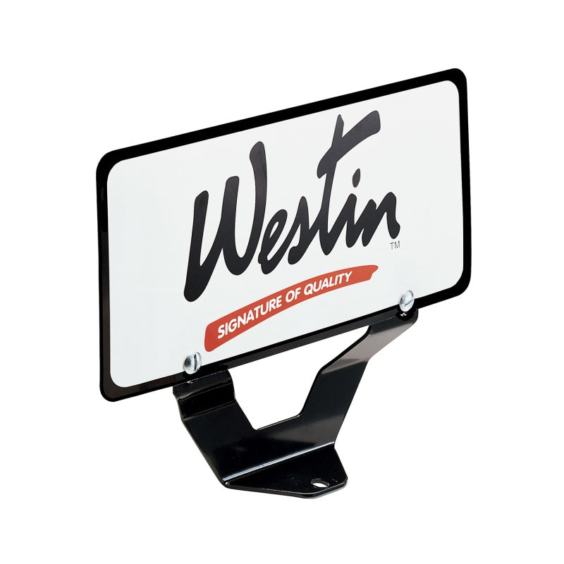 Load image into Gallery viewer, Westin Bull Bar License Plate Relocator - Black
