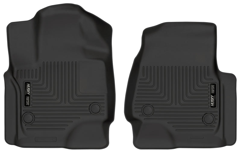 Load image into Gallery viewer, Husky Liners 18-22 Ford Expedition WeatherBeater Black Front Floor Liners
