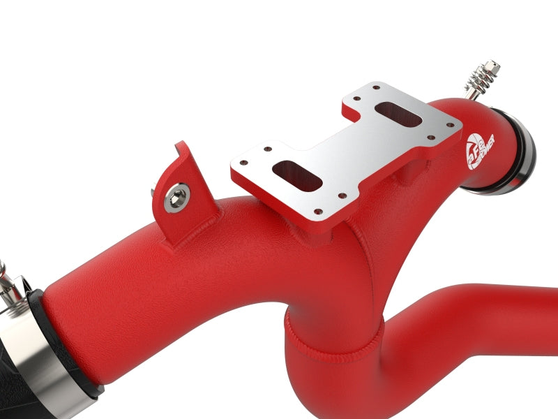 Load image into Gallery viewer, AFE 18-21 Kia Stinger V6-3.3L BladeRunner Alum Hot/Cold Charge Pipe Kit Red

