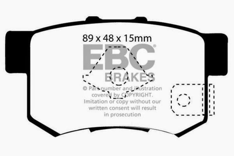 Load image into Gallery viewer, EBC 05-06 Honda CR-V 2.4 Greenstuff Rear Brake Pads
