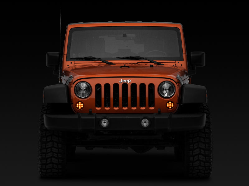 Load image into Gallery viewer, Raxiom 07-18 Jeep Wrangler JK Axial Series LED Front Turn Signals (Smoked)
