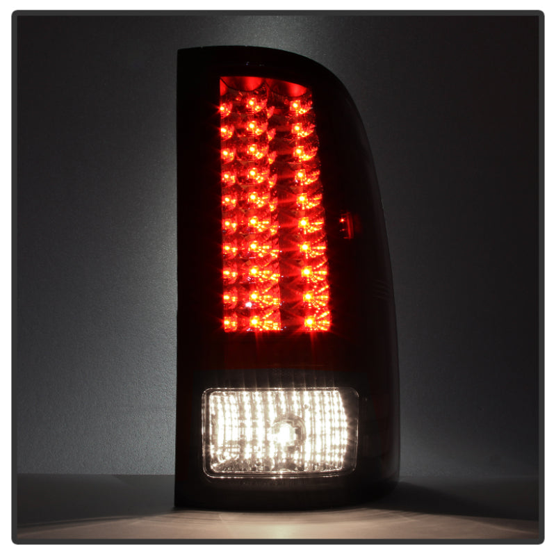 Load image into Gallery viewer, Spyder GMC Sierra 07-13 (Not fit 3500 Dually 4 Rear Wheels)LED Tail Lights Black ALT-YD-GS07-LED-BK
