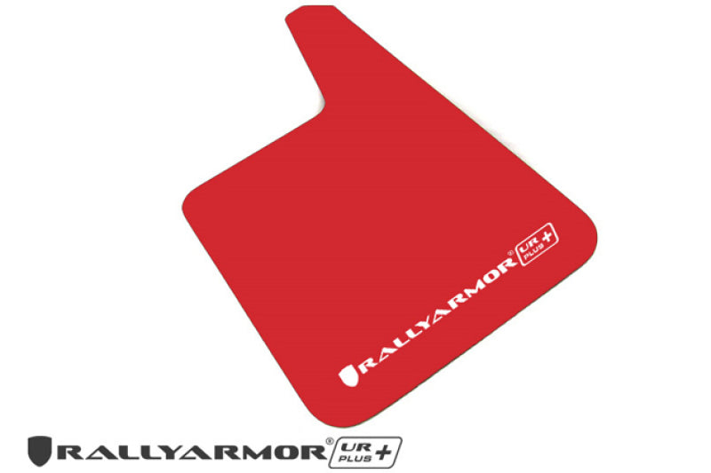 Load image into Gallery viewer, Rally Armor Universal Fit (No Hardware) UR Plus Red UR Mud Flap w/ White Logo
