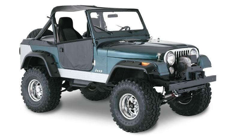 Load image into Gallery viewer, Bushwacker 59-83 Jeep CJ5 Cutout Style Flares 4pc - Black
