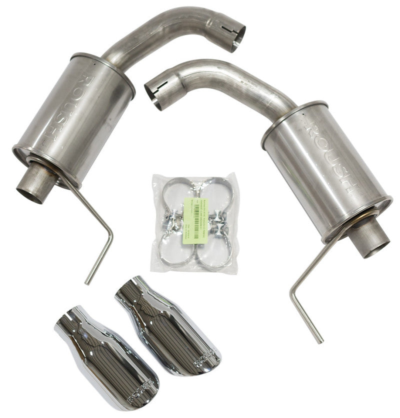 Load image into Gallery viewer, ROUSH 2015-2017 Ford Mustang 5.0L V8 Exhaust Kit w/ Round Tips
