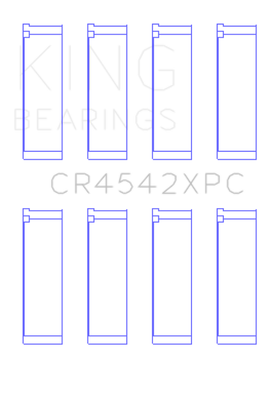 King Honda K-Series (Size STDX) pMaxKote Performance Rod Bearing Set
