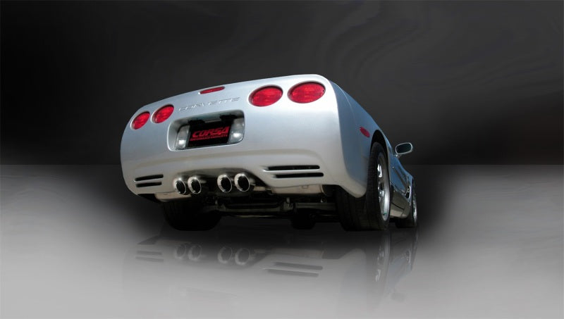 Load image into Gallery viewer, Corsa 97-04 Chevrolet Corvette C5 Z06 5.7L V8 Polished Sport Axle-Back Exhaust
