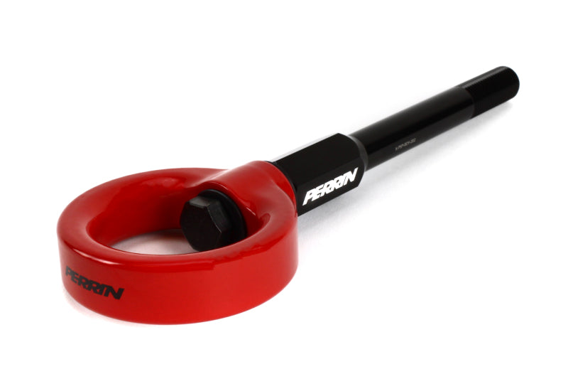 Load image into Gallery viewer, Perrin 02-07 Subaru WRX/STI Tow Hook Kit (Front) - Red
