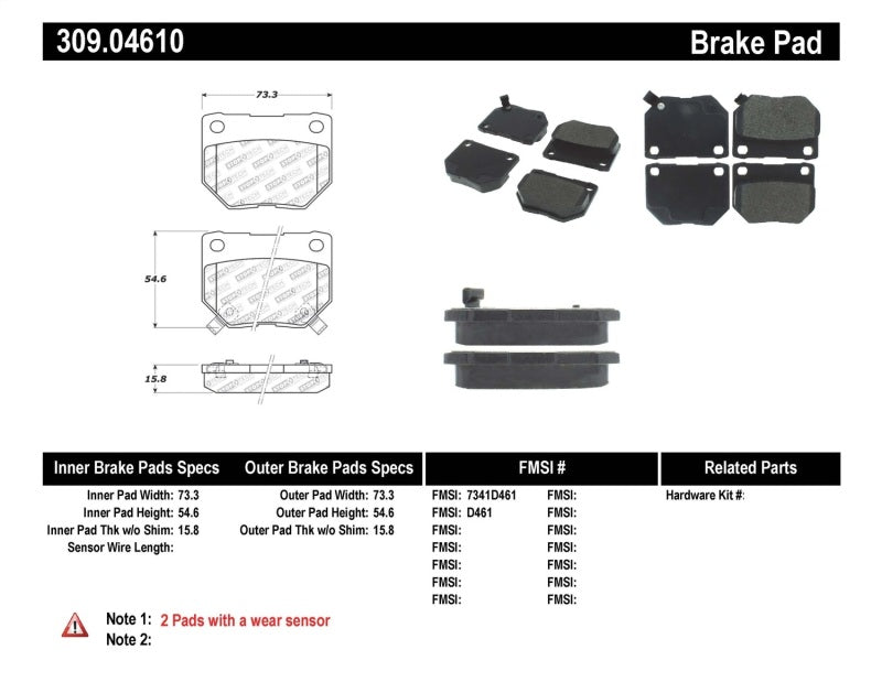 Load image into Gallery viewer, StopTech Performance 06-07 WRX Rear Brake Pads
